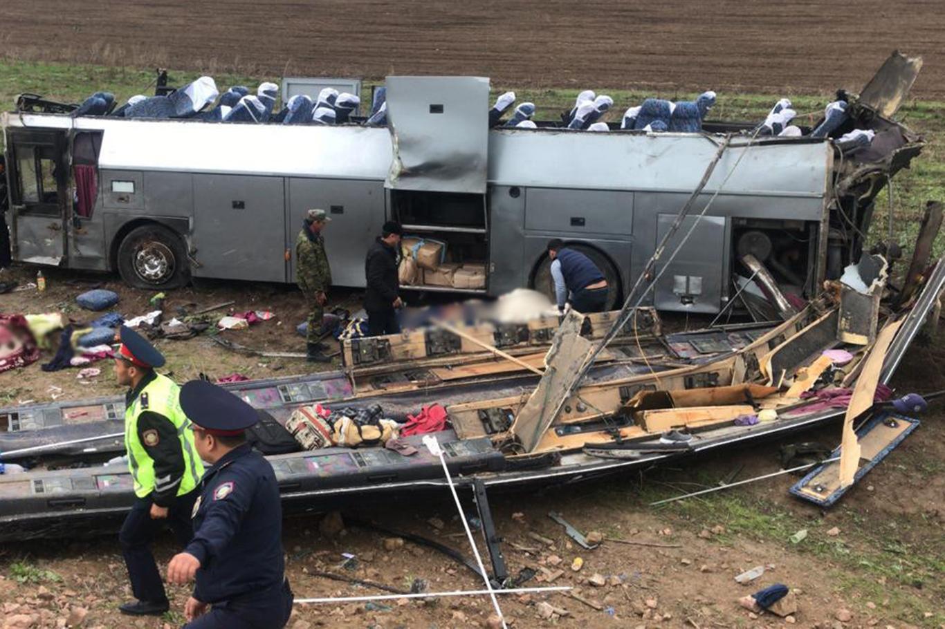 Bus accident in Kazakhistan: 8 killed,28 injured